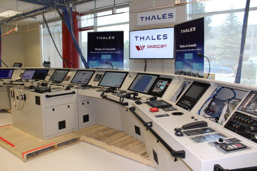 The Thales maritime lab in its Ottawa facilities